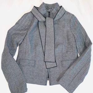 Banana Republic Black and White Jacket Size 2